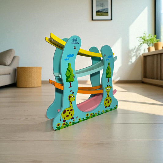 Wooden Ramp Race Car Track high quality – 4 Tier Wooden Racing Toy