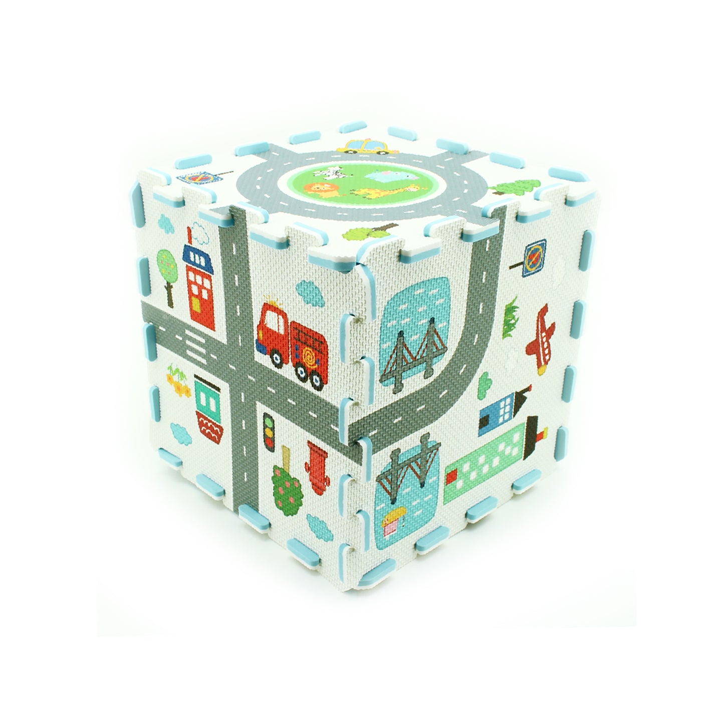  Road Track Series (8 Pieces, 31.5 x 31.5 cm)