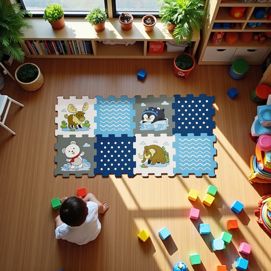 Arctic Animals Series (8 Pieces, 30x30 cm)