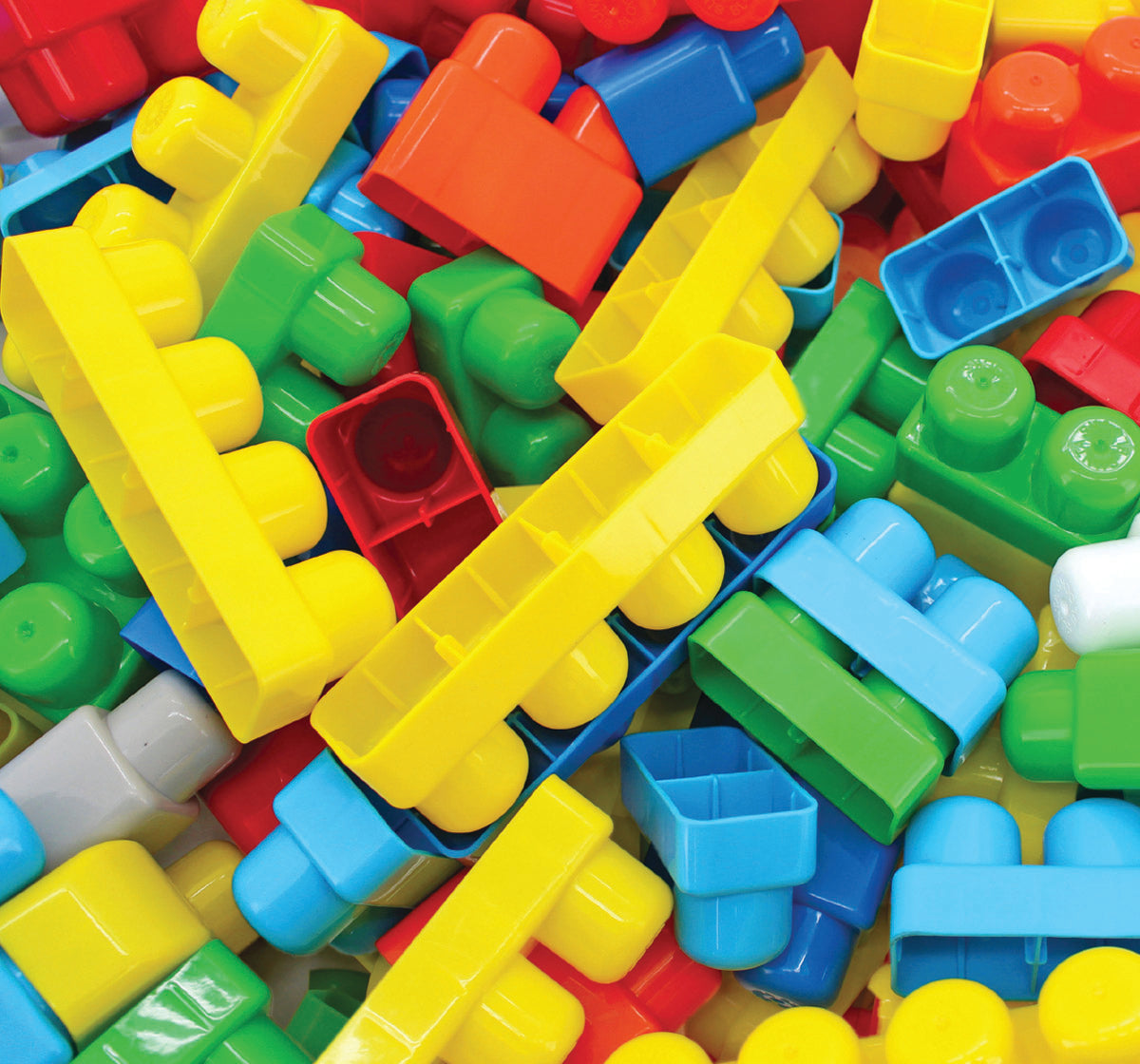 Sunta Little White Bear Building Blocks – 30 Colorful Pieces in Cute Storage Box (18M+)