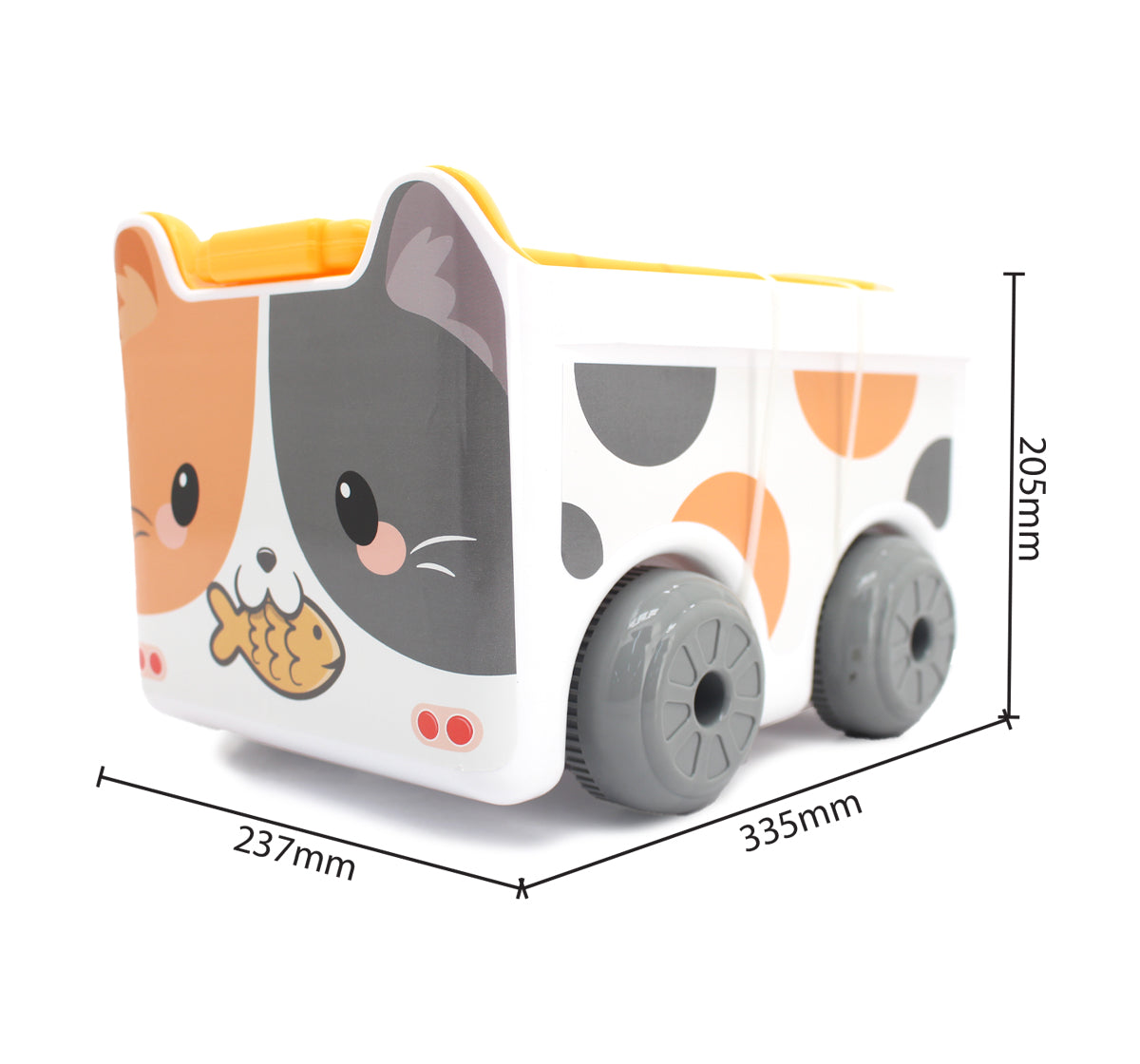 Cat-Themed Pull-Along Block Trolley Set – 30 Colorful Building Pieces | Build, Stack & Play with Purr-fect Fun (18M+)