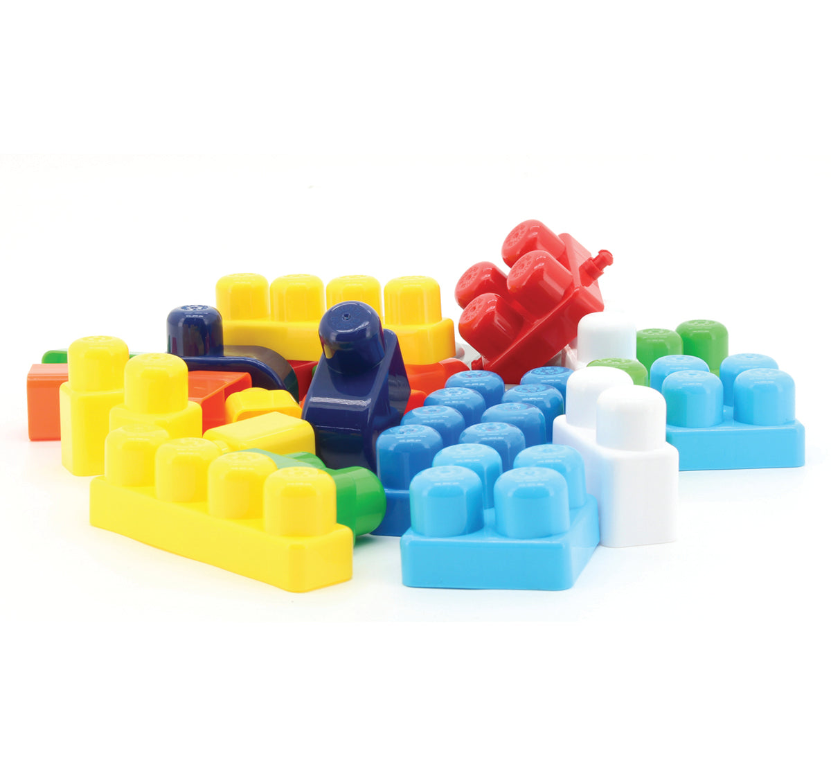 Sunta Little Raccoon Building Blocks – 30 Colorful Pieces in Cute Storage Box (18M+)