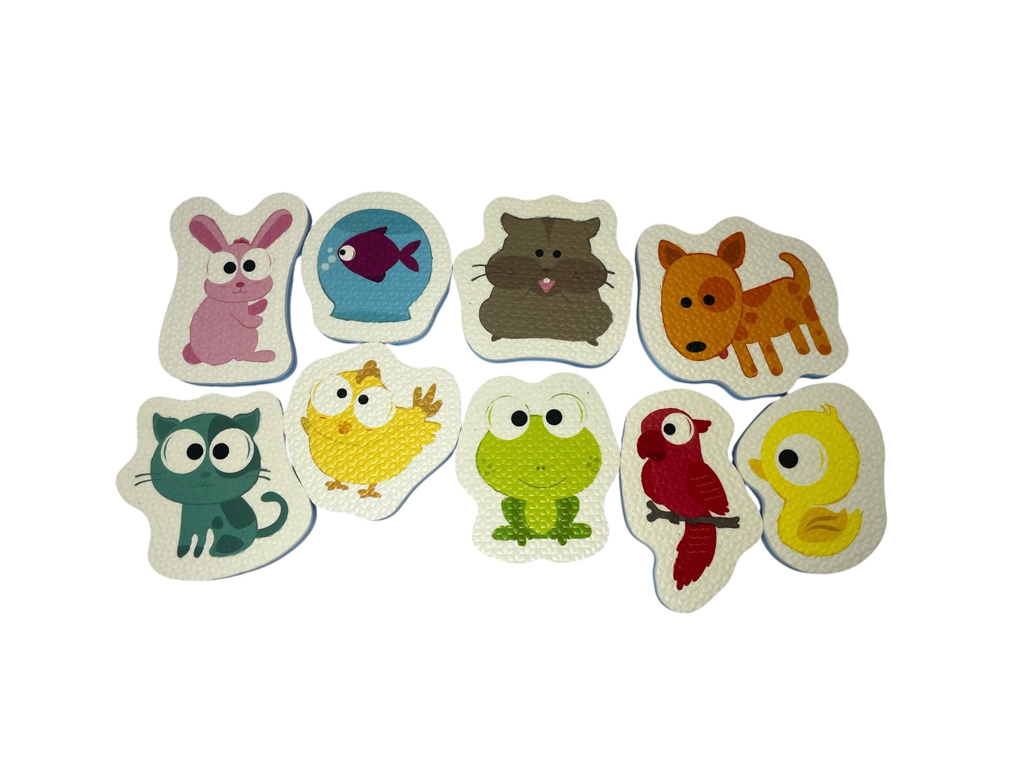 Pet Animals Foam Bath Toy Set – 9 Pieces