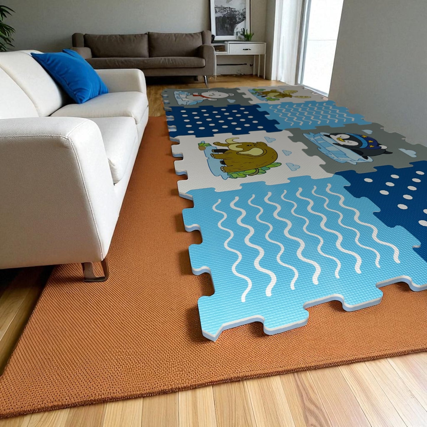 Arctic Animals Series (8 Pieces, 30x30 cm)