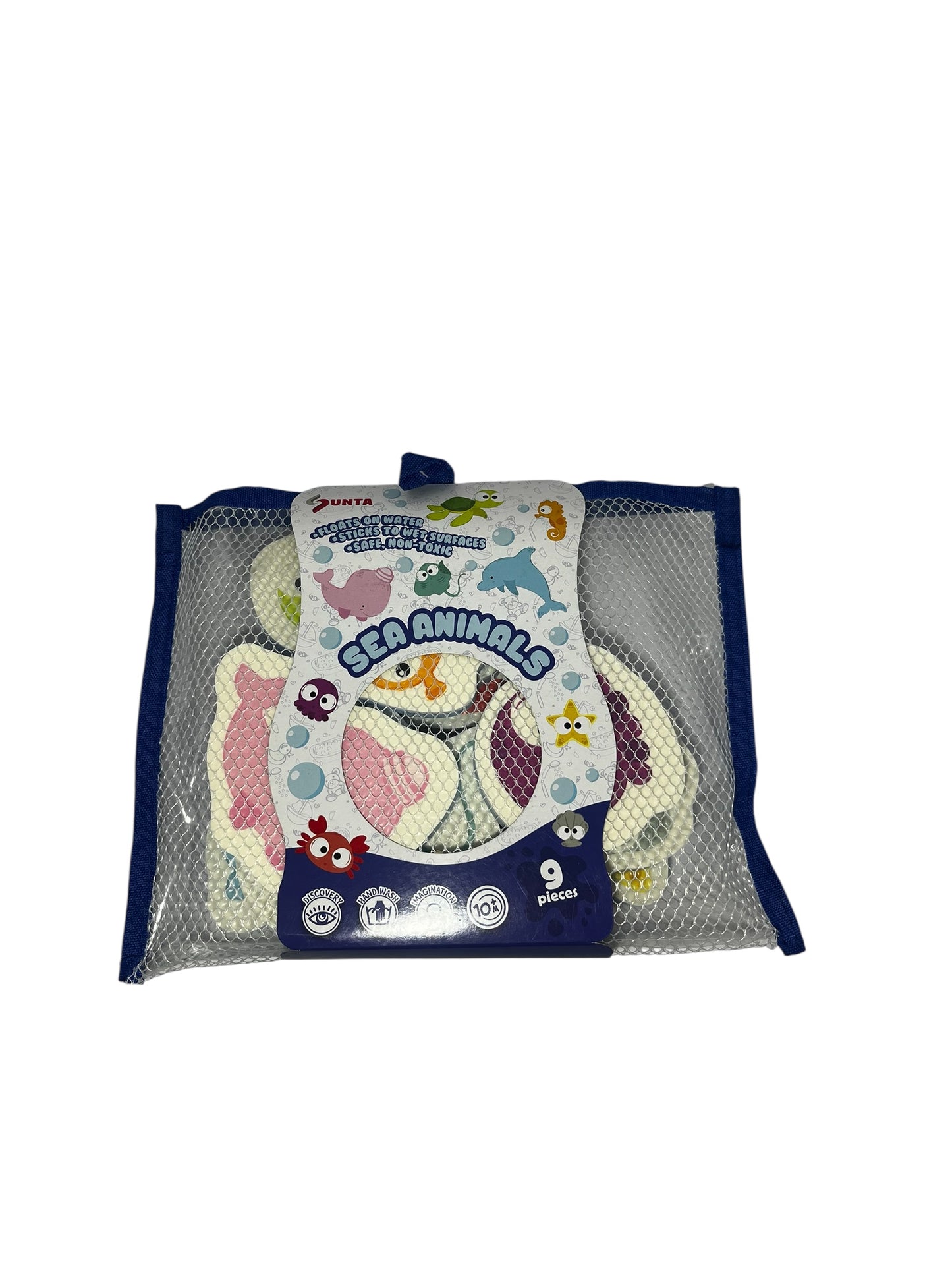 Sea Animals Foam Bath Toy Set – 9 Pieces