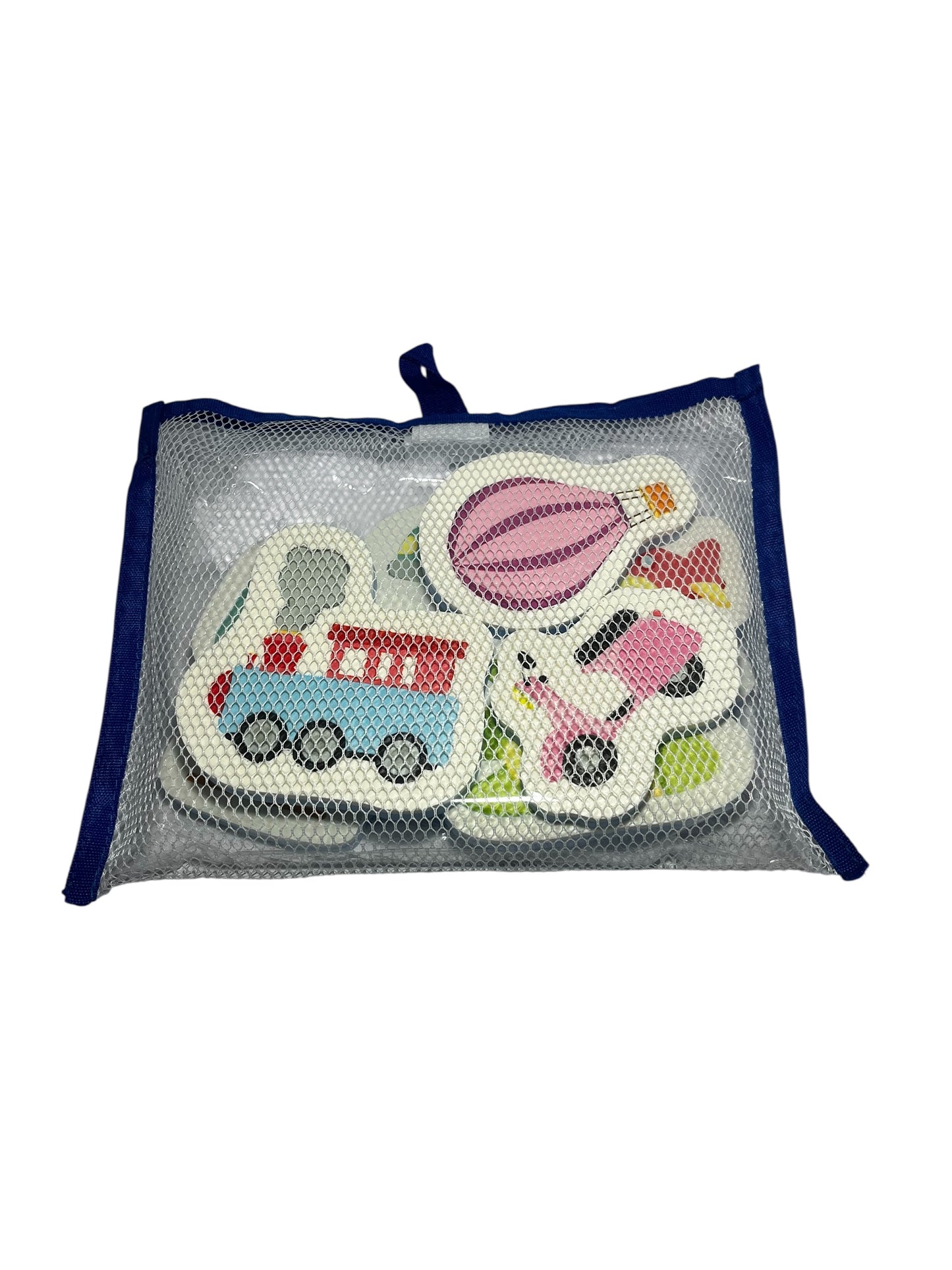 Transportation Foam Bath Toy Set – 9 Pieces