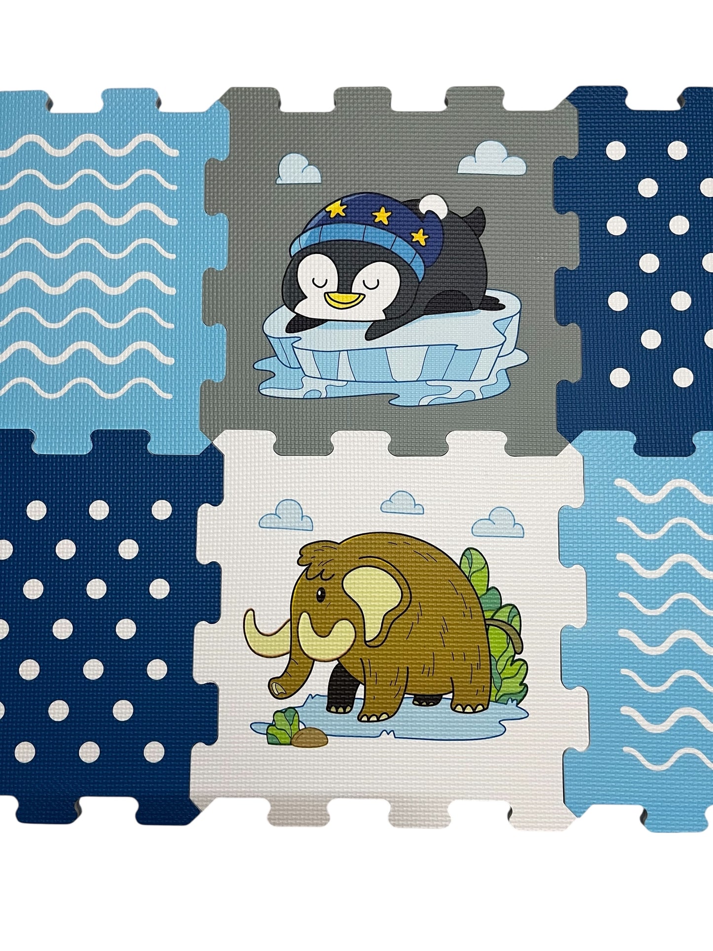 Arctic Animals Series (8 Pieces, 30x30 cm)