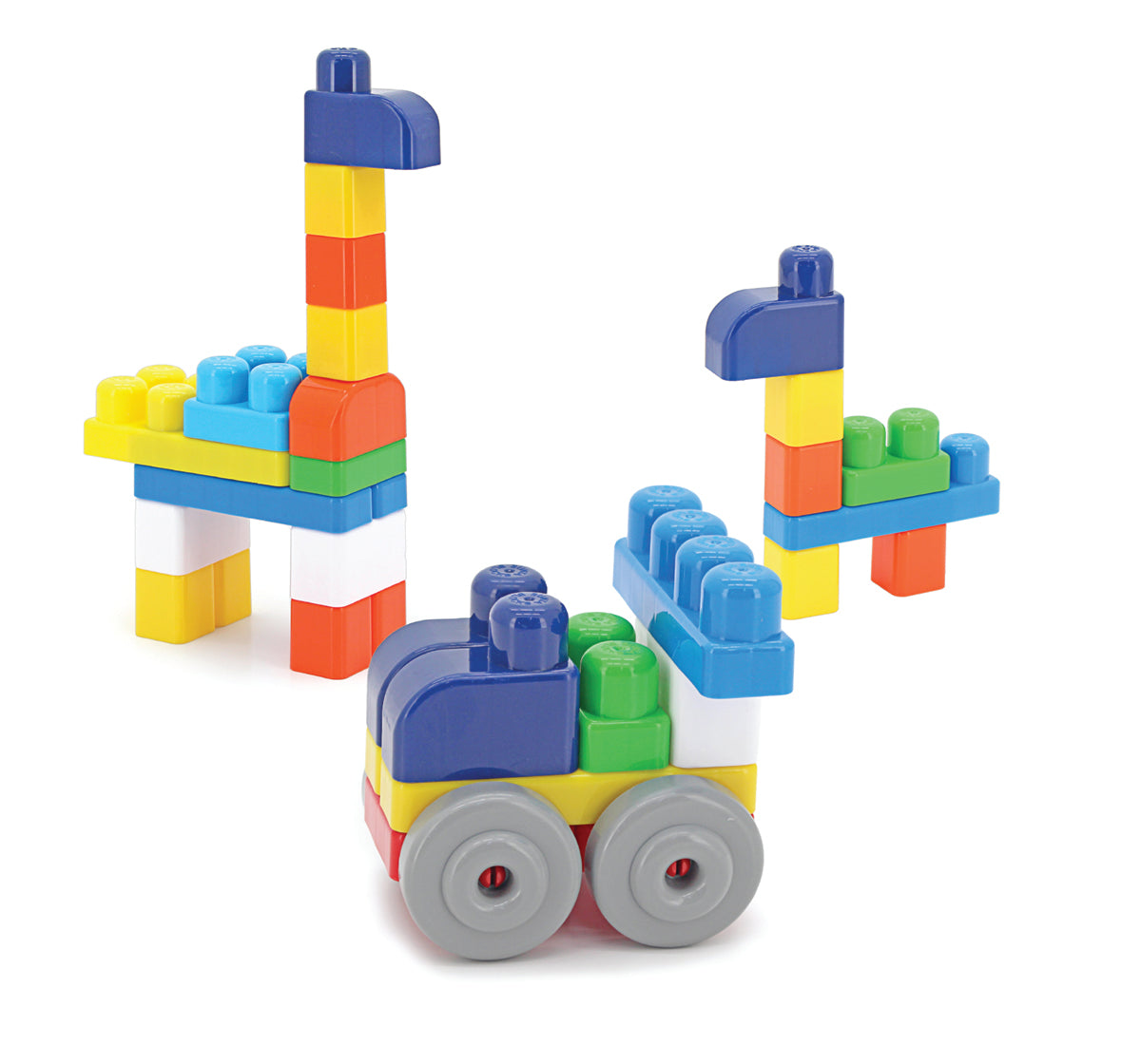 Sunta Little Raccoon Building Blocks – 30 Colorful Pieces in Cute Storage Box (18M+)