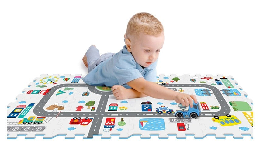  Road Track Series (8 Pieces, 31.5 x 31.5 cm)