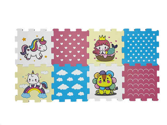 Unicorn Printed Play Mat – Safe & Fun for Kids
