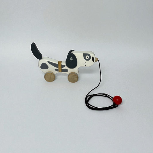 Wooden Pull-Along Dog Toy – Fun Walking Companion for Kids