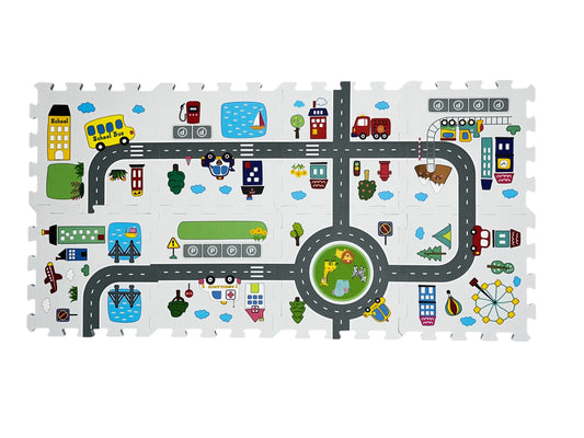  Road Track Series (8 Pieces, 31.5 x 31.5 cm)