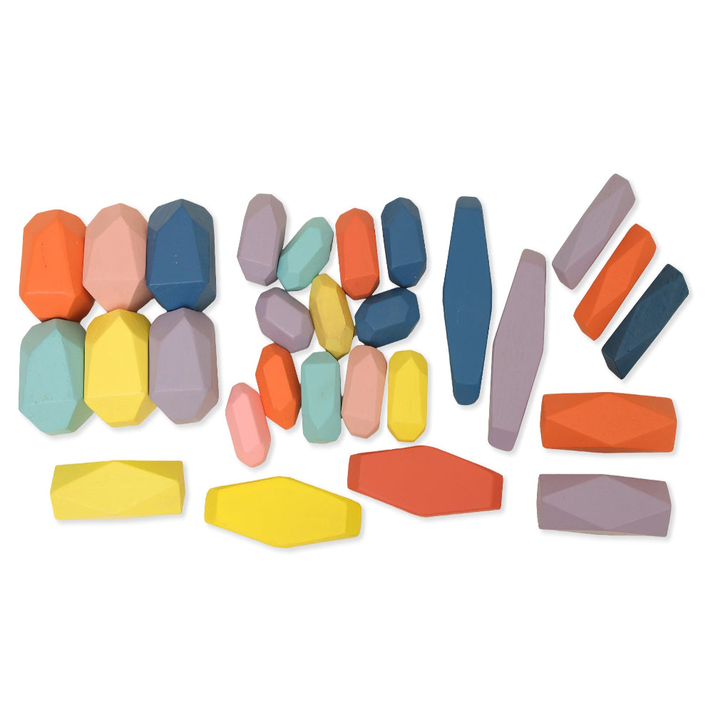 Open Ended Stack It Up - 28 pcs Balancing Stones-Motor Skills-Open Ended-Toycra