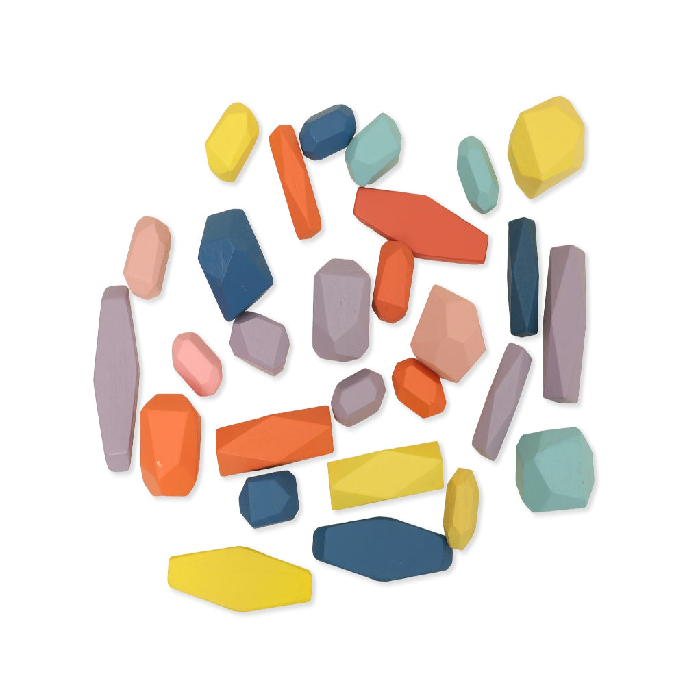 Open Ended Stack It Up - 28 pcs Balancing Stones-Motor Skills-Open Ended-Toycra