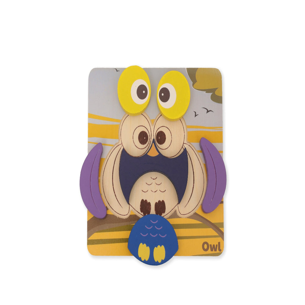 Open Ended Toddler's First 6 In 1 Puzzle - Animals (6 puzzles, 27 pcs)-Puzzles-Open Ended-Toycra