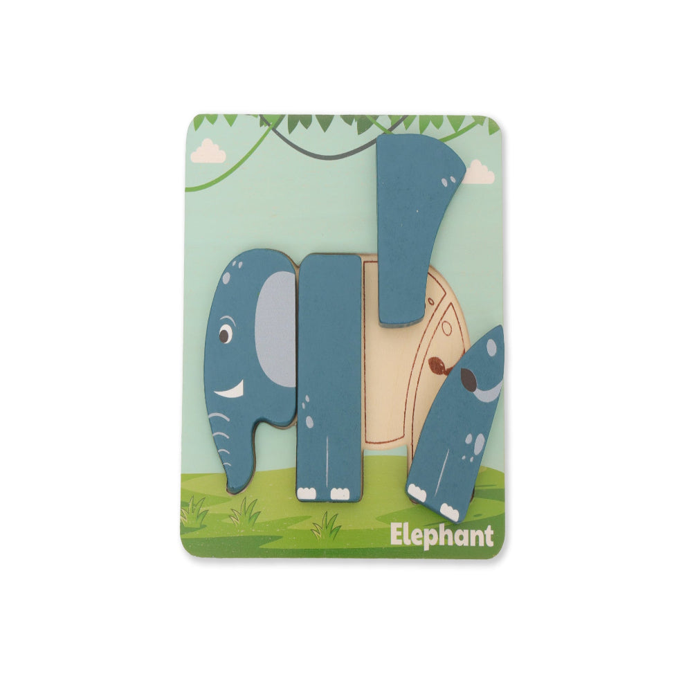 Open Ended Toddler's First 6 In 1 Puzzle - Animals (6 puzzles, 27 pcs)-Puzzles-Open Ended-Toycra