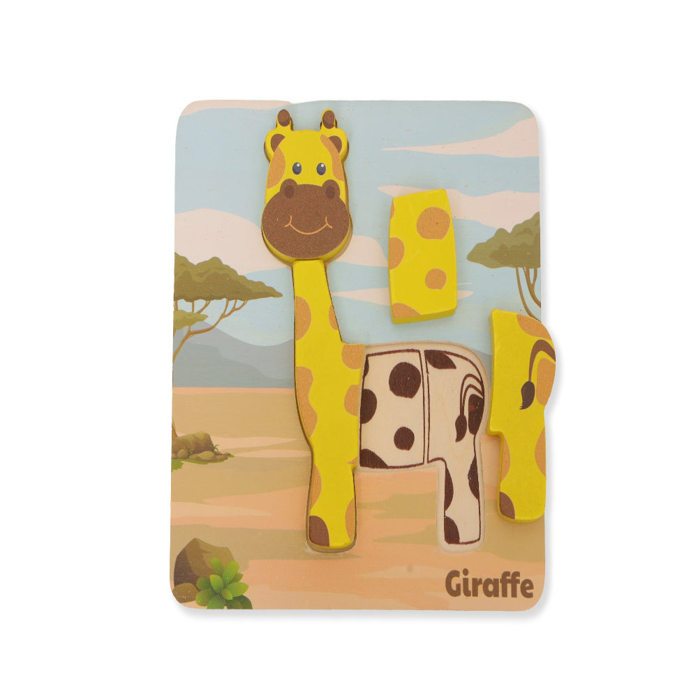 Open Ended Toddler's First 6 In 1 Puzzle - Animals (6 puzzles, 27 pcs)-Puzzles-Open Ended-Toycra