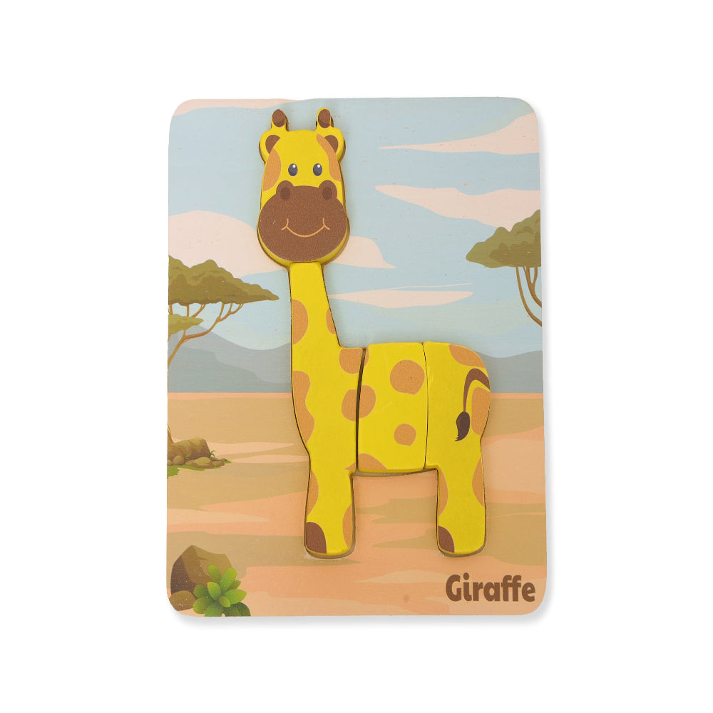 Open Ended Toddler's First 6 In 1 Puzzle - Animals (6 puzzles, 27 pcs)-Puzzles-Open Ended-Toycra