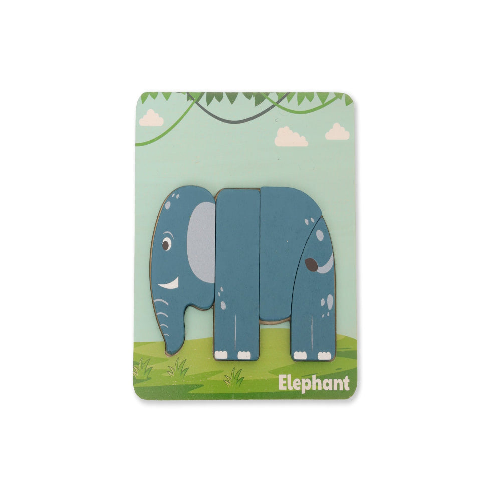 Open Ended Toddler's First 6 In 1 Puzzle - Animals (6 puzzles, 27 pcs)-Puzzles-Open Ended-Toycra